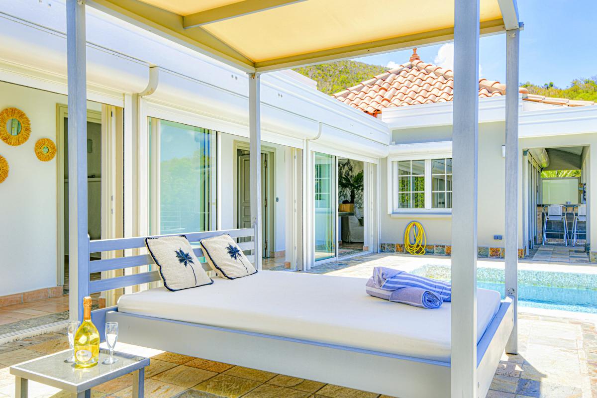 Location villa à la Baie Orientale Saint Martin_ Terrasse - 7
